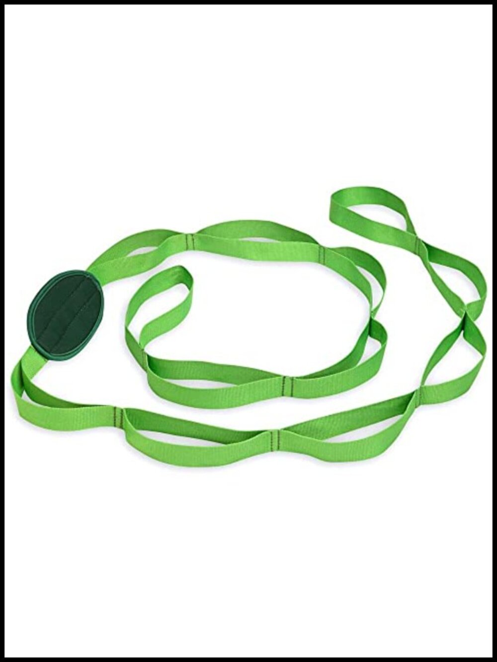 Multi-Grip Stretch Strap Nylon EVA Foam Exercise Guide
